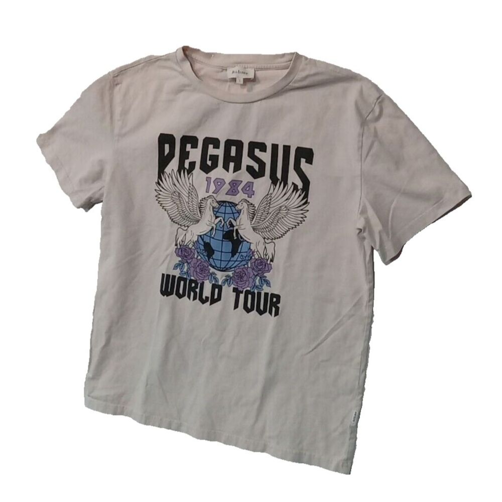 Pegasus 1984 World Tour Reprint Graphic Music T Shirt Sz Small Unique Jazz